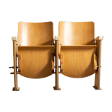 Pair of cinema folding seats