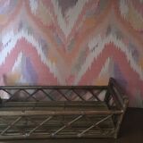Old openwork bamboo basket