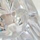 Vase tulipe en cristal suède 70s