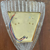 Vintage shell Murano wall lamp