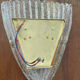 Vintage shell Murano wall lamp