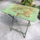 Garden table in green iron early twentieth