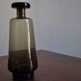 Smoked glass vase