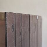 Side table for plexiglass vinyl storage