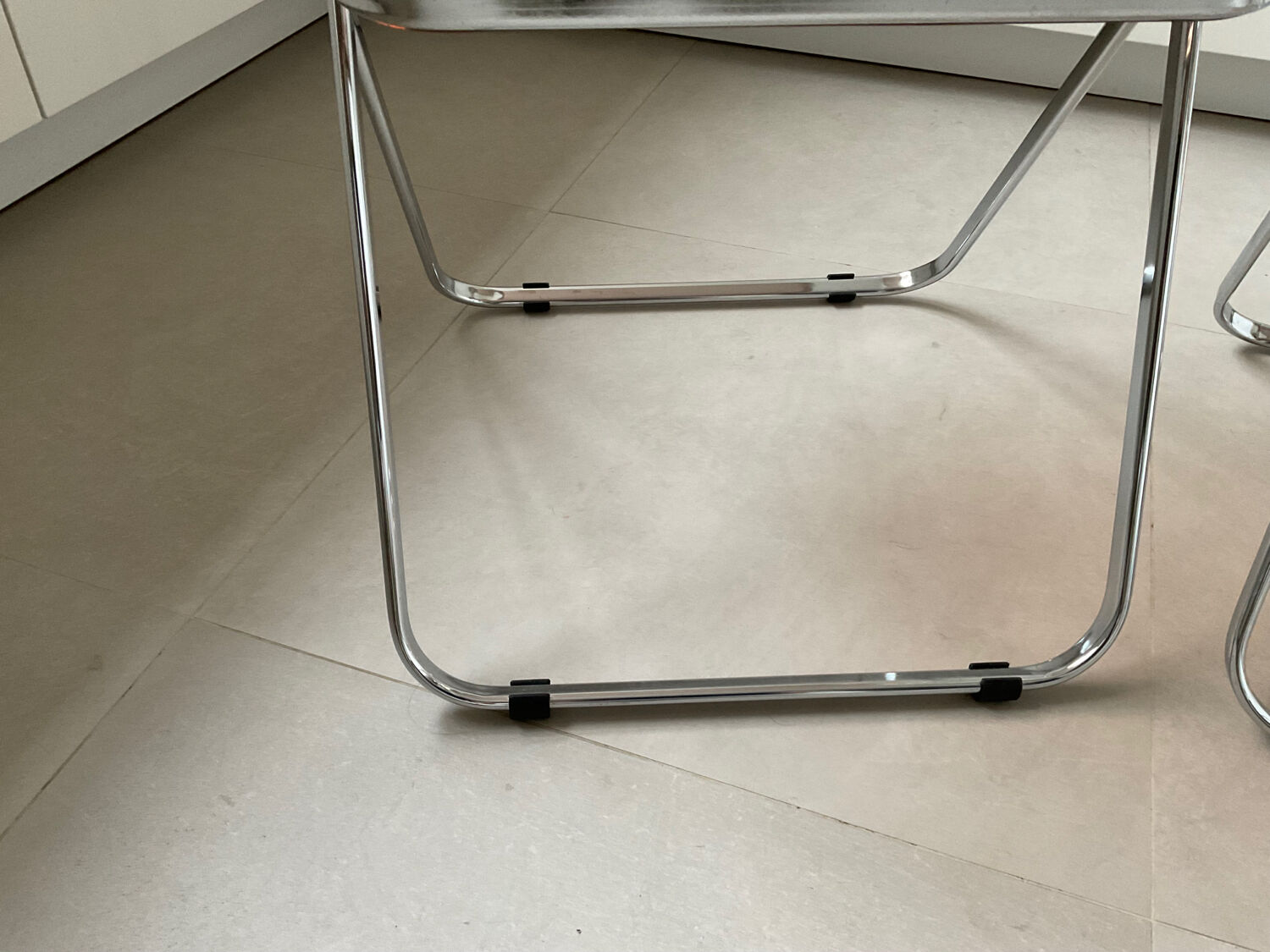 Plia 5 chairs by Giancarlo Peretti for Castelli vintage