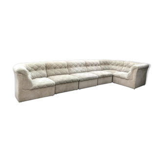 Laauser sofa and armchairs set of modules from the 60s/70s vintage
