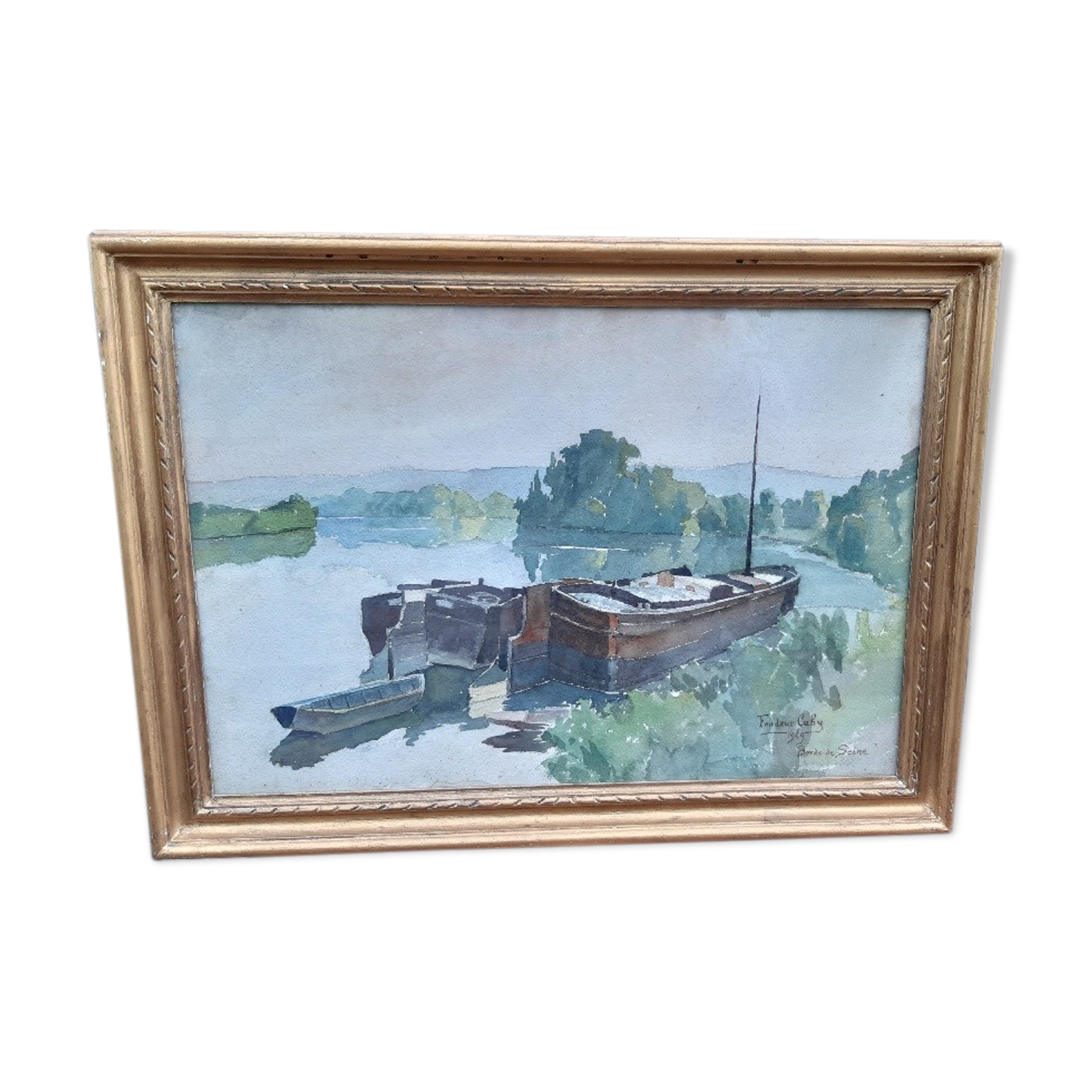 Banks of the Seine by Marcelle Fondeur-Cuby 1929