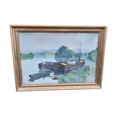 Bords de Seine par Marcelle Fondeur-Cuby 1929