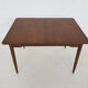 Table à manger extensible design danois en teck années 1960