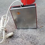 Chrome hinged lamp year 70 Red