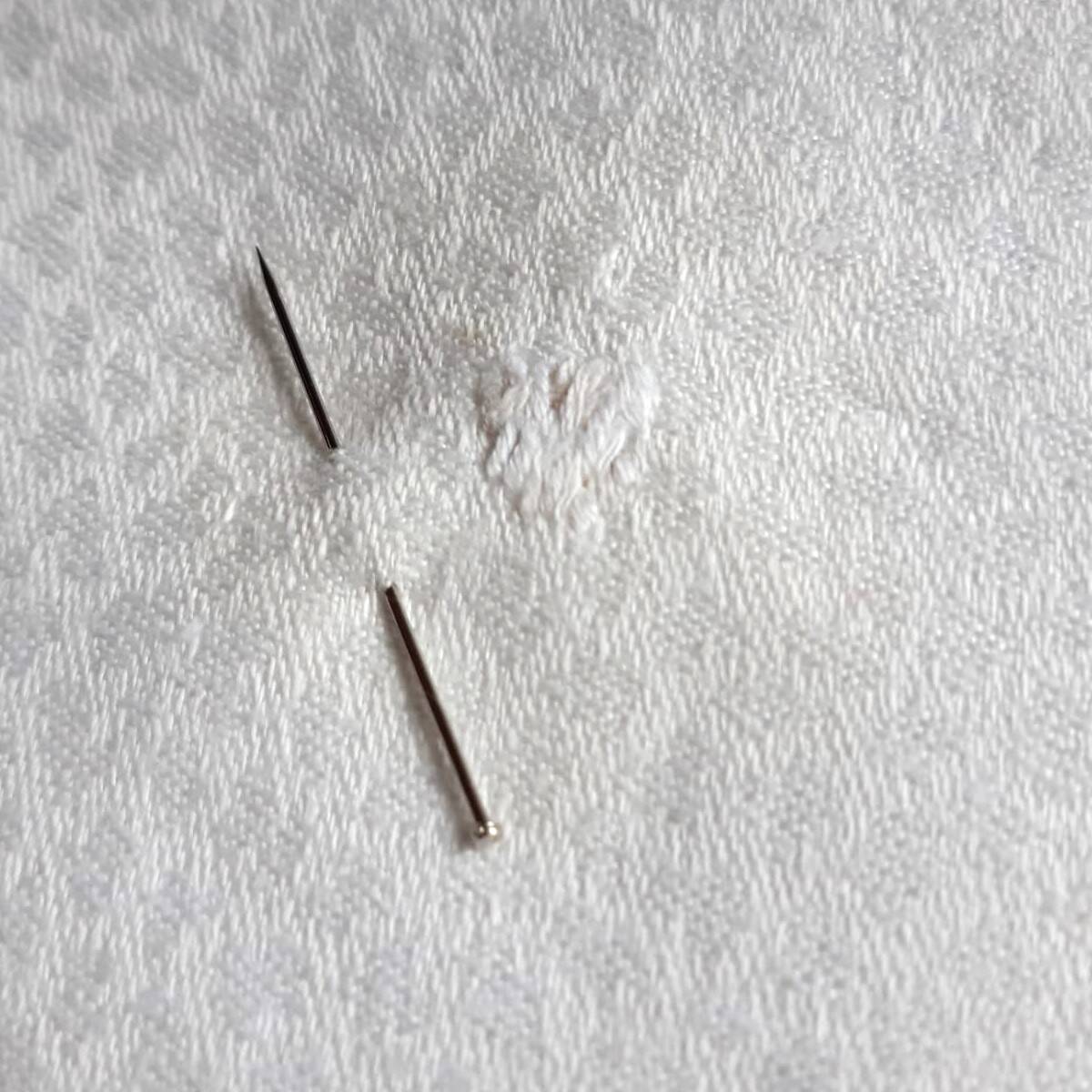 Large marbled damask tablecloth 2m x 2m80 monogrammed SC