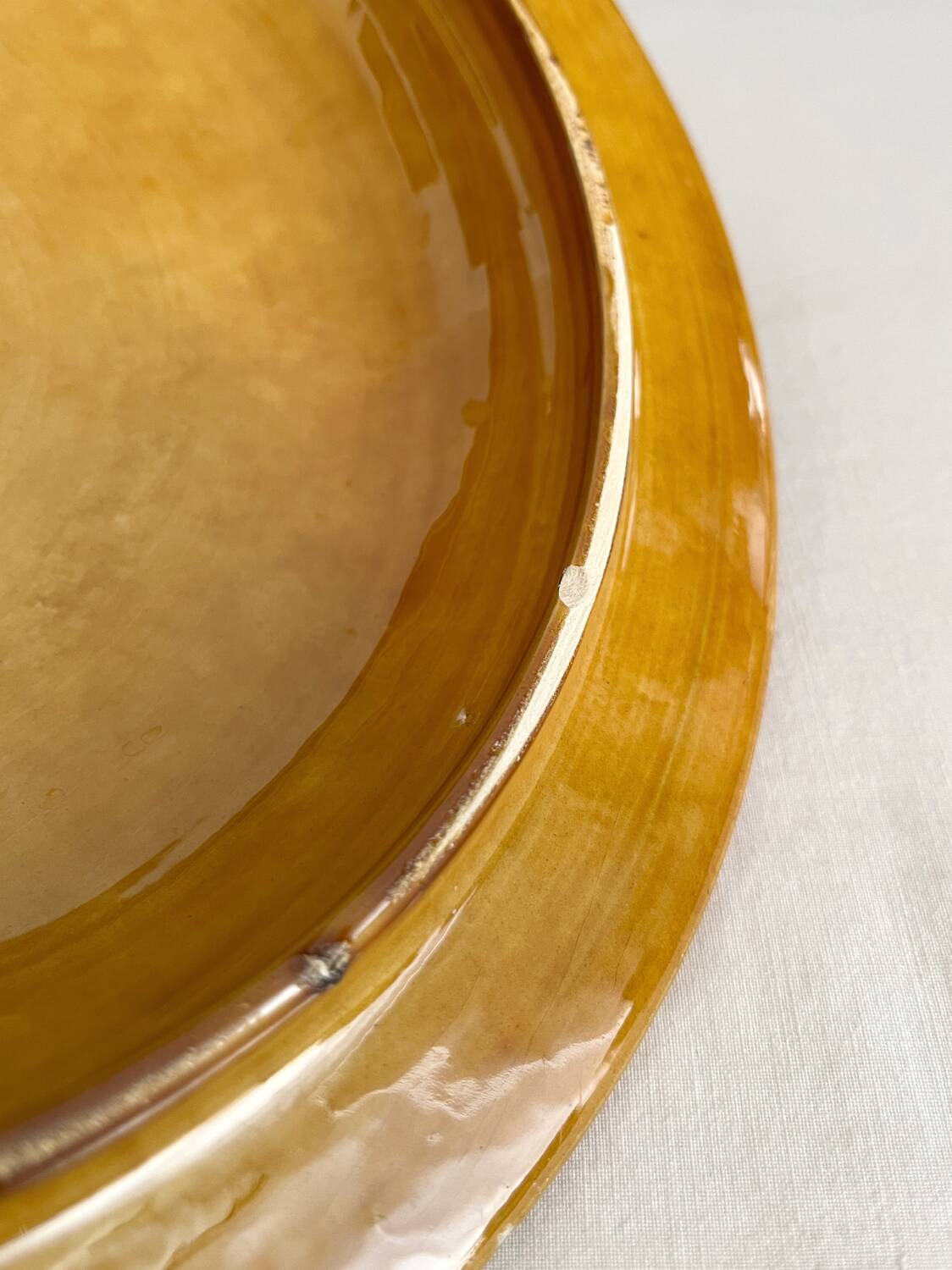 Aegitna Vallauris mustard yellow glazed terracotta soup tureen