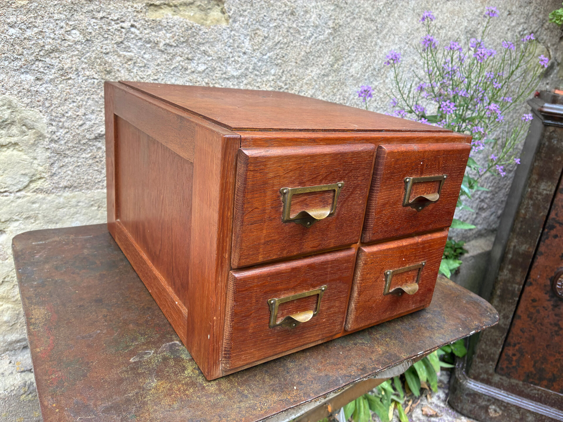 Workshop wooden storage cabinet