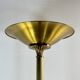Halogen Floor Lamp GAULT Golden Brass Vintage 80s