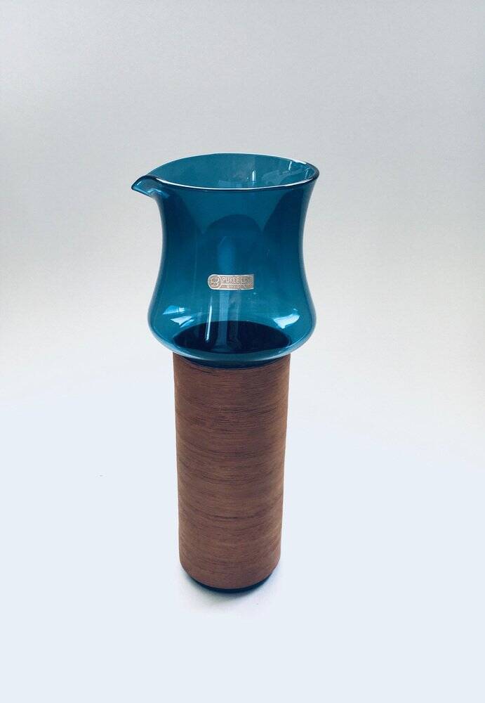 Mid-Century Modern Scandinavian Glass Decanter by Pukeberg, Sweden, 1960s