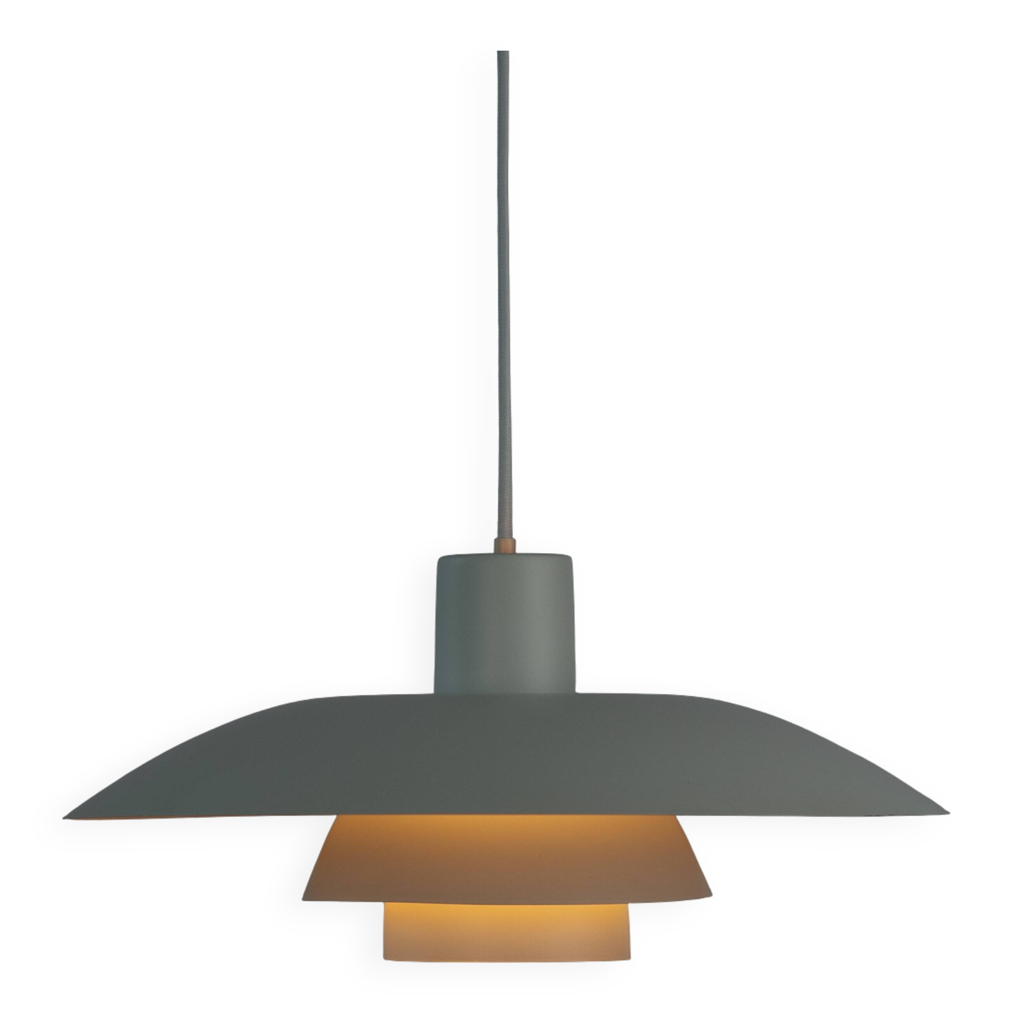 Danish vintage pendant lamp PH 4/3 by Poul Henningsen, Louis Poulsen, 1966