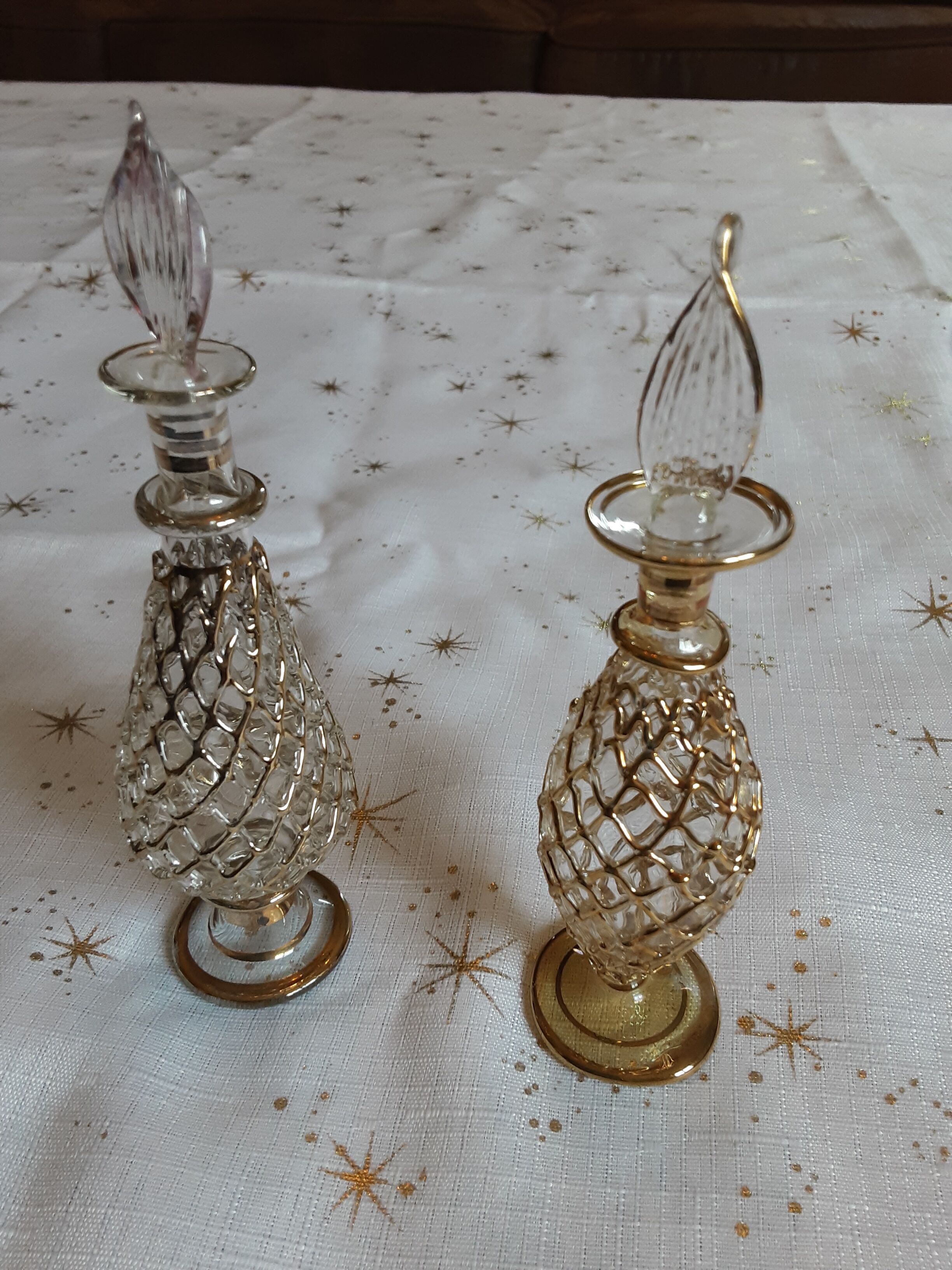 Set of 2 original Egyptian perfume bottles