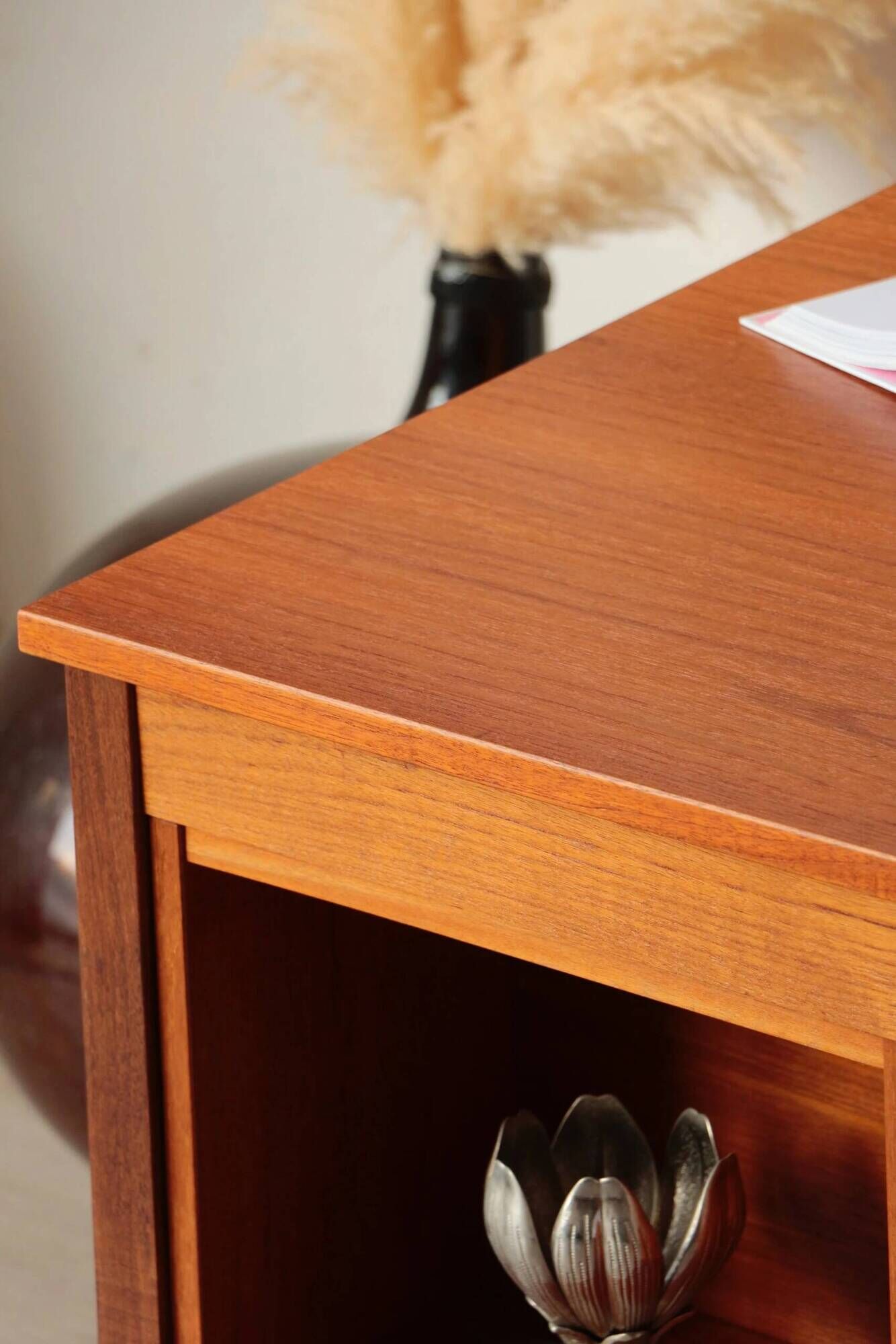 Bureau danois en teck vintage – Domino Møbler (années 60)