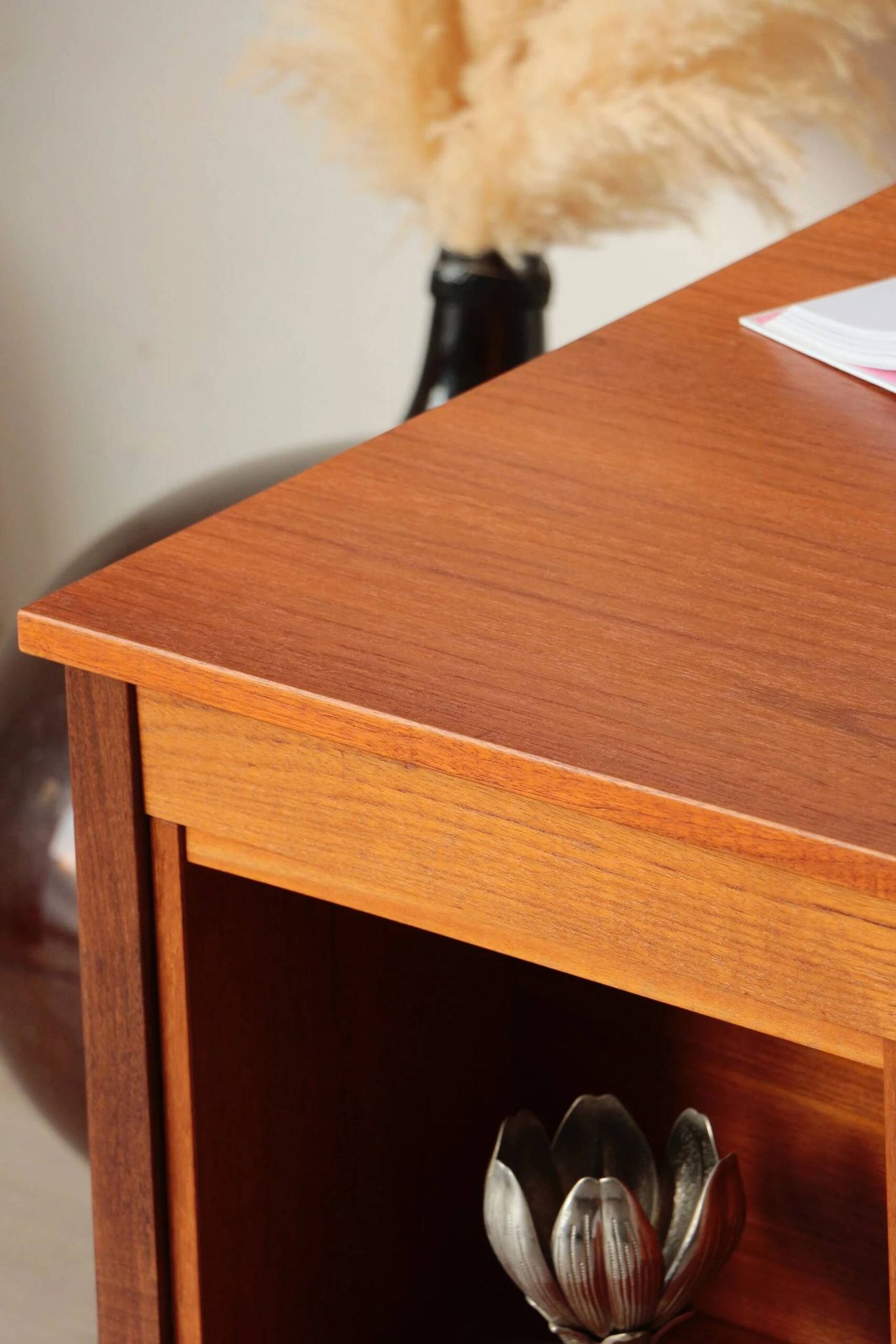 Bureau danois en teck vintage – Domino Møbler (années 60)
