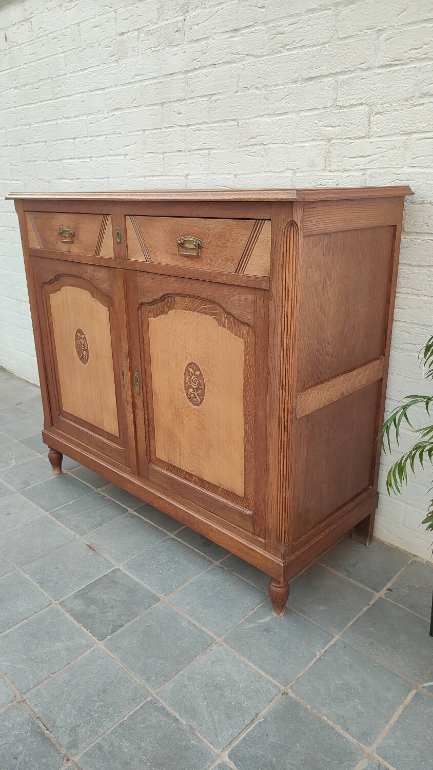 Art Deco oak sideboard