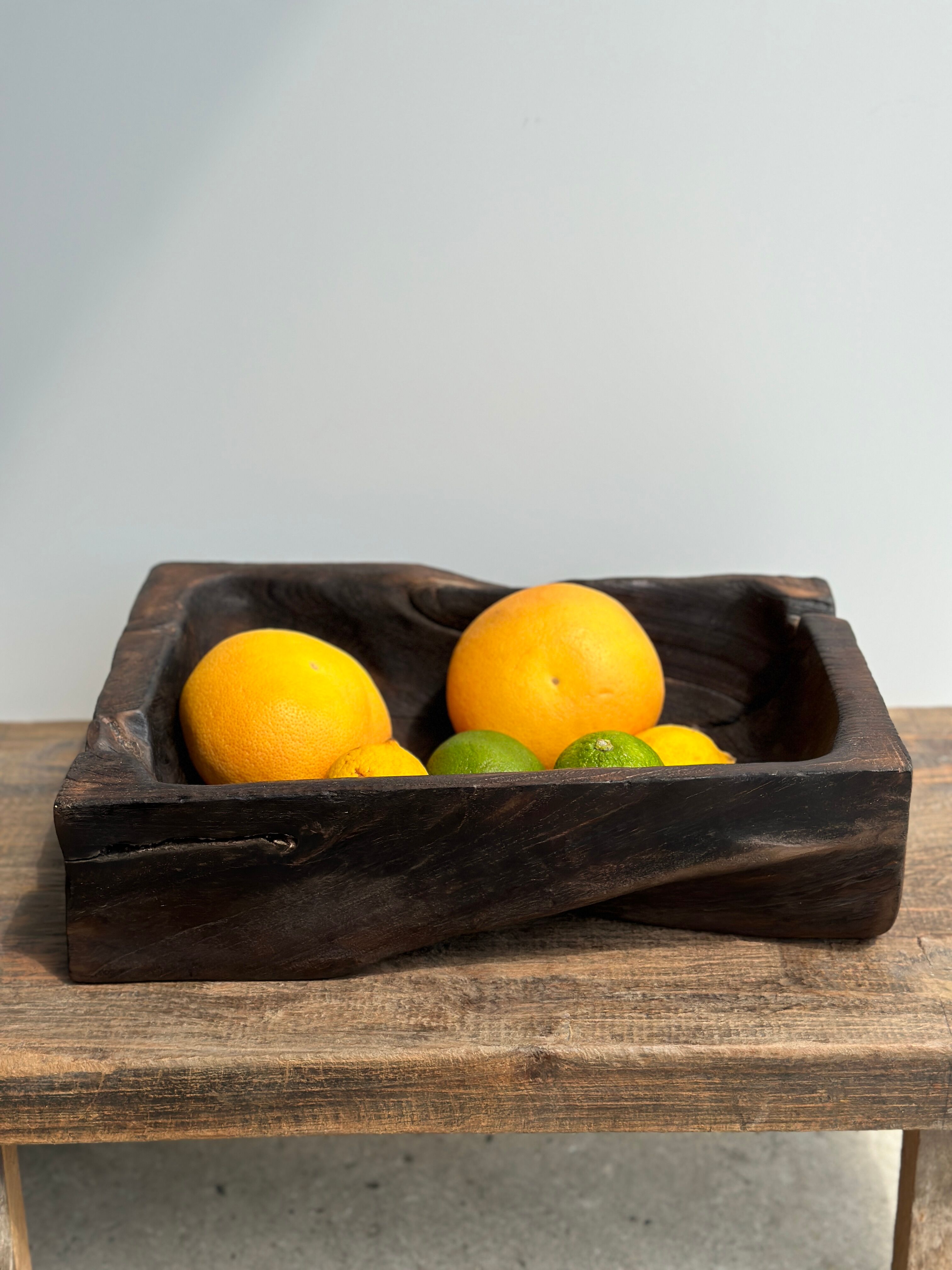 Asian teak empty pocket