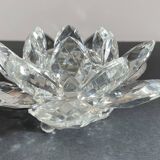 Crystal Flower Paperweight Sculpture