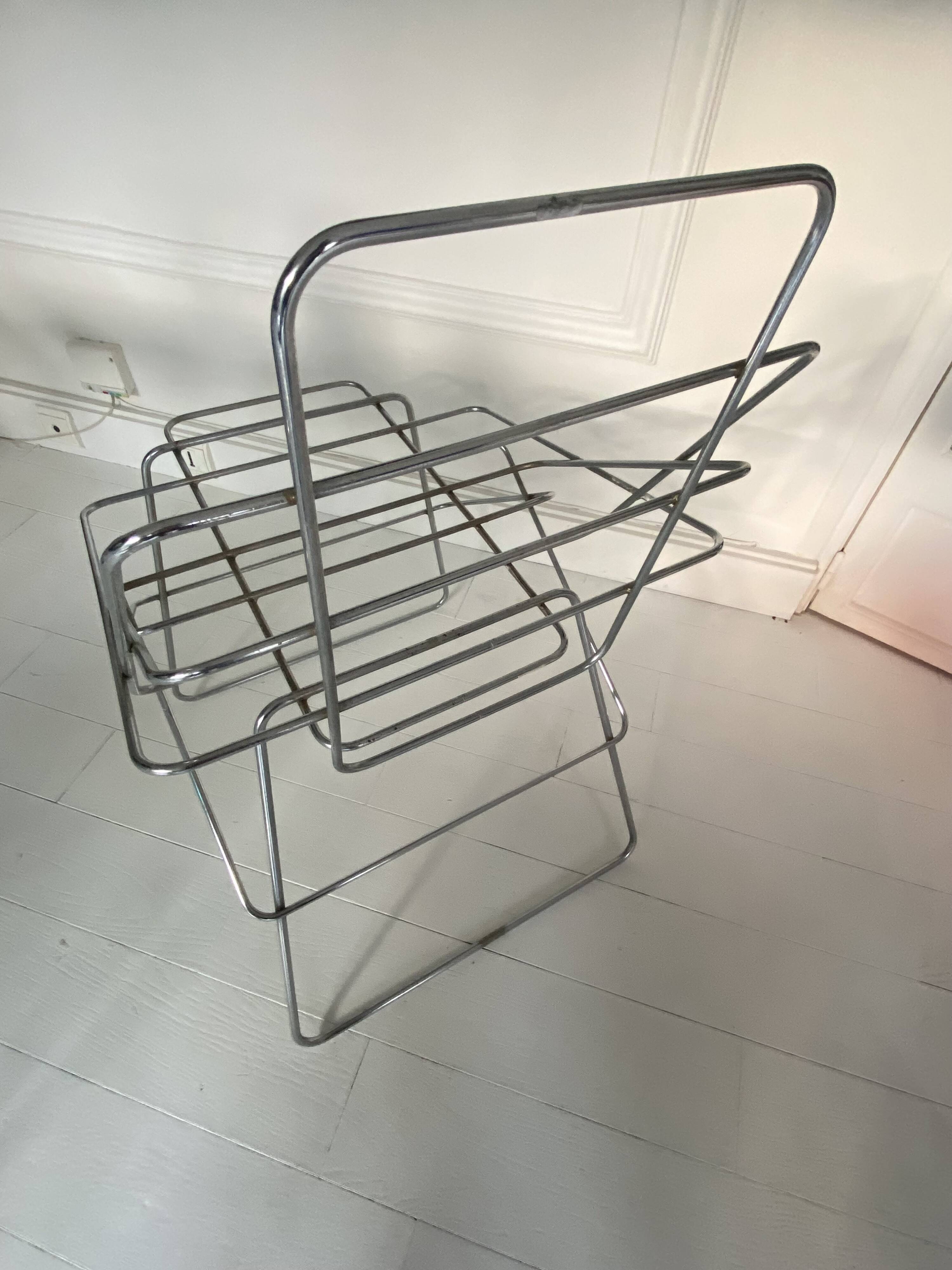 Chaise d'Enzo Mari. Fabriquée par Driade en 1972 . (Edition originale)