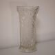 Glass vase, chiseled pattern