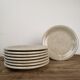 Set of 8 speckled plates