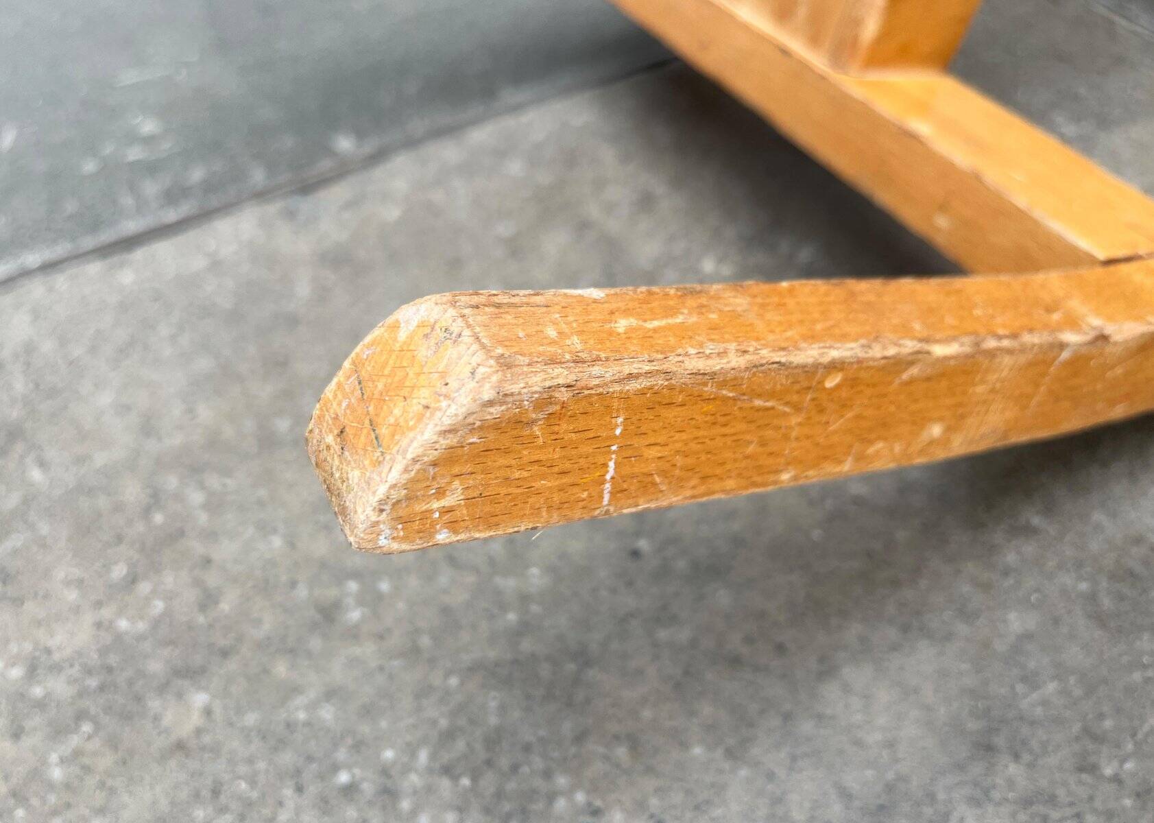 Mid-century wooden rocking horse, 1960s