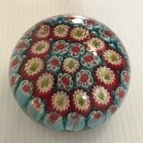 Millefiori Murano parchment paperweight