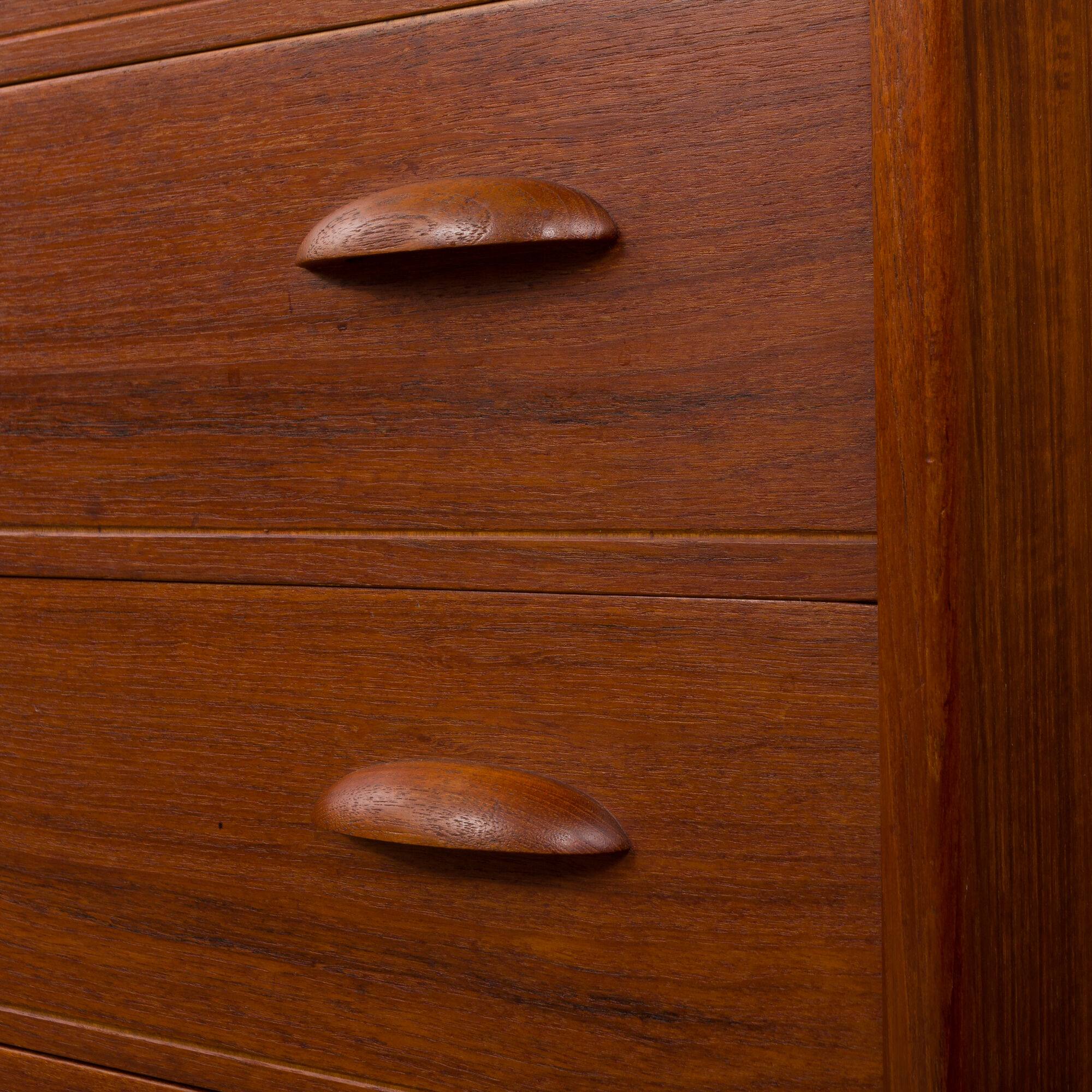 Danish  teak dresser with hidden mirror