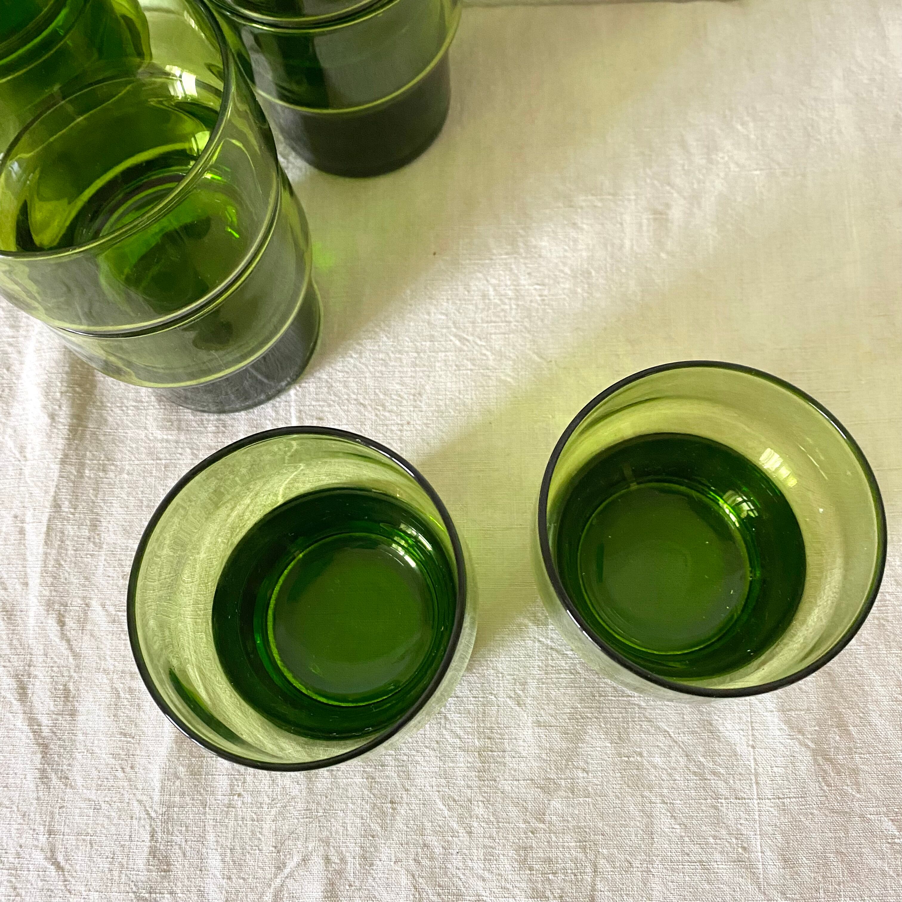 Vintage water glasses 70s