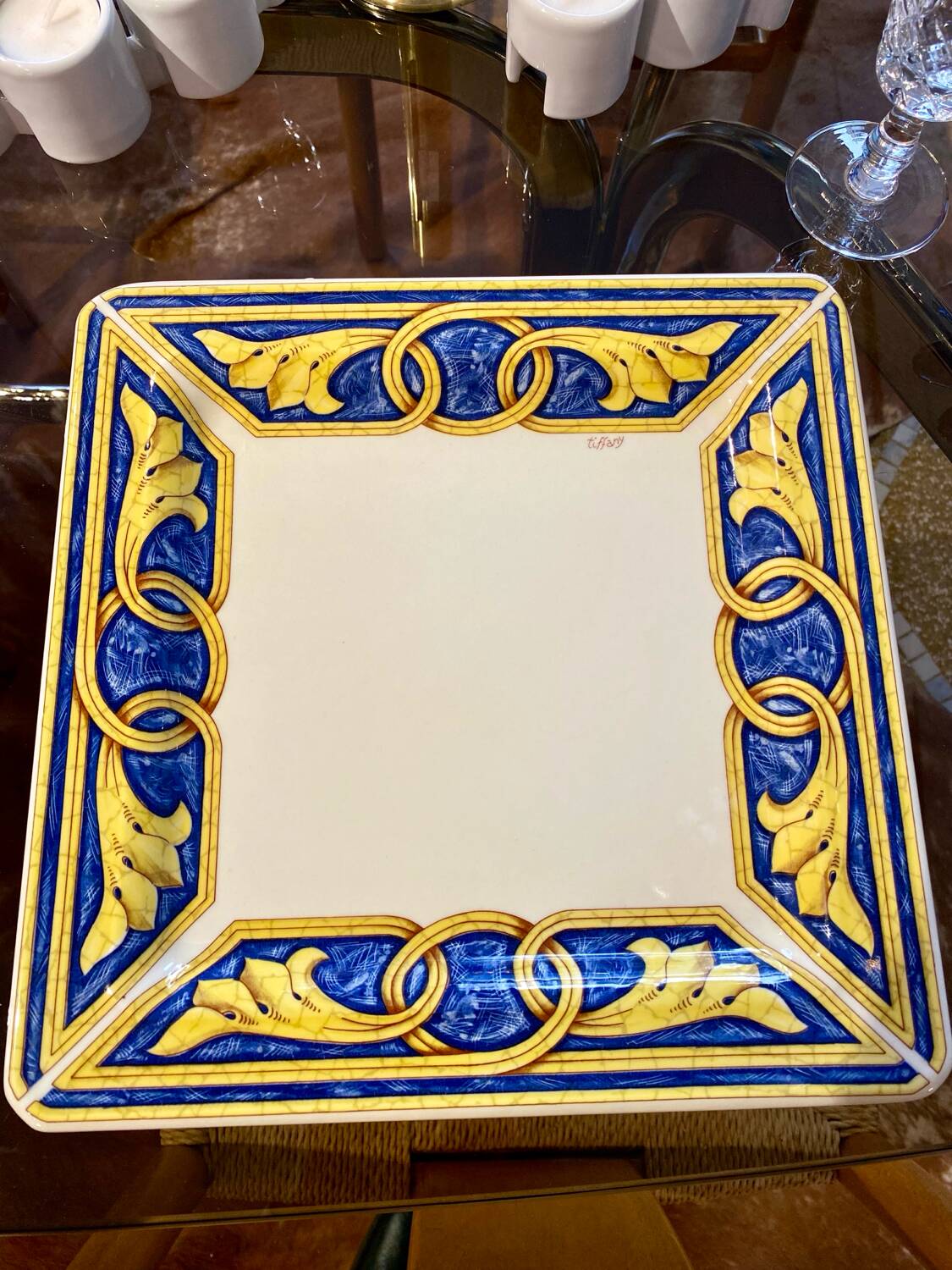 Lot de 8 assiettes Impero par Tiffany Boutique