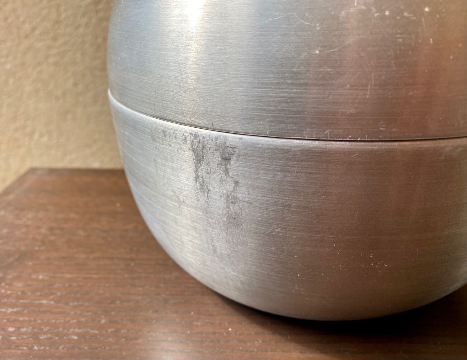 Vintage giant apple ice cube bucket from the 70s