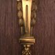 Eleven gilded bronze wall lamps