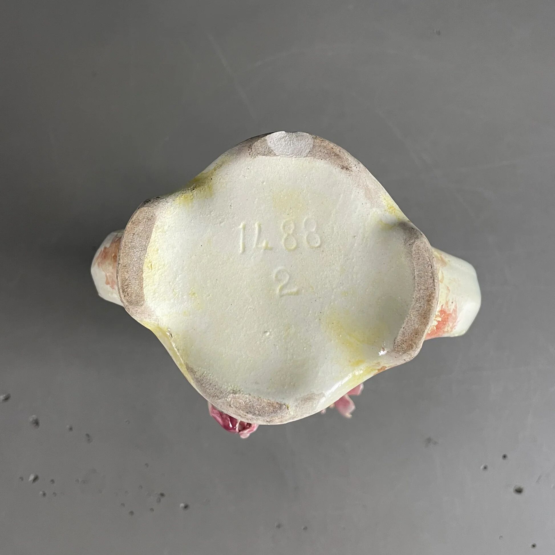 Hyacinth vase in slipware - Ref 1157