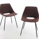 Paire de chaises "tonneau" 1965 Pierre Guariche