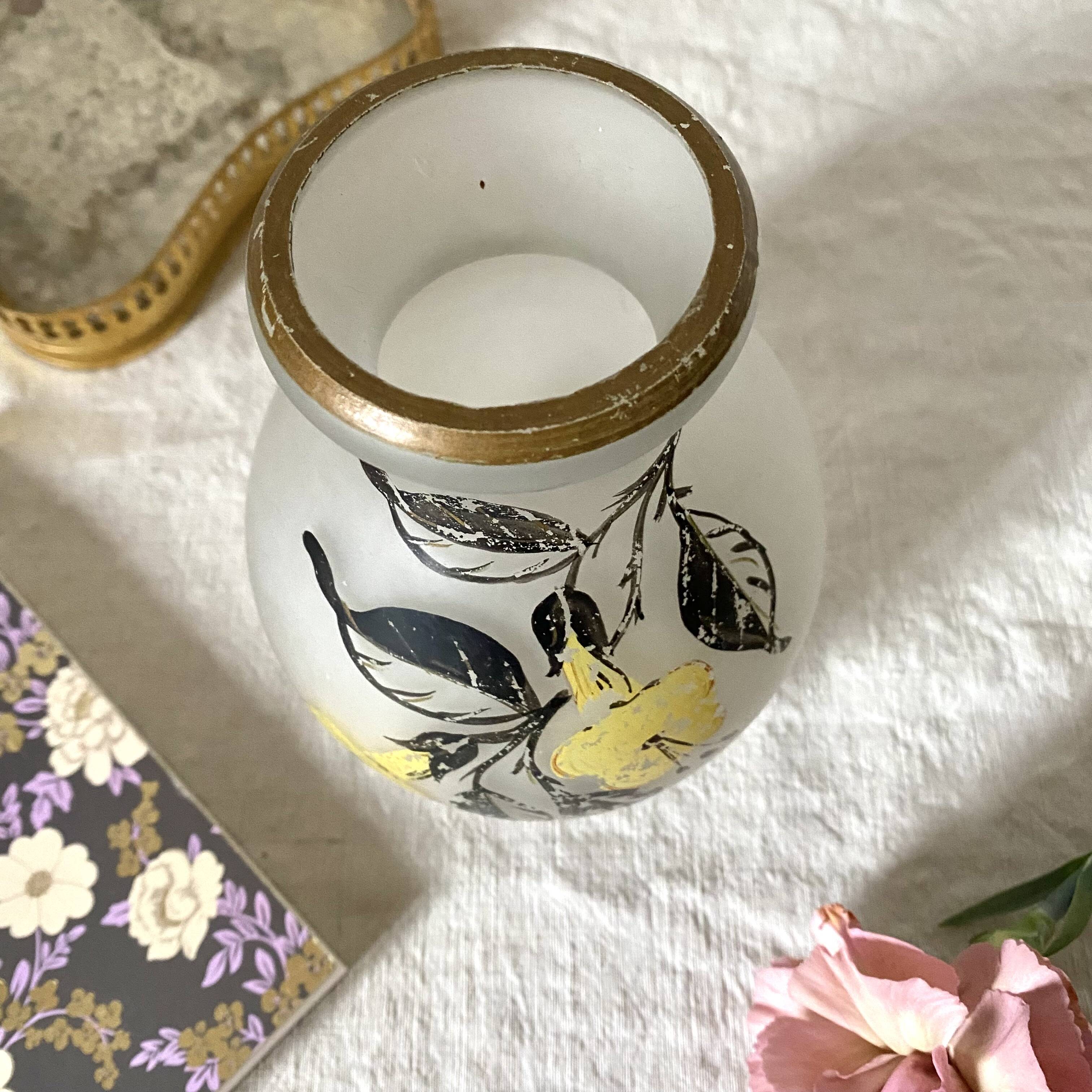 Glass paste vase 1900