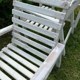 Set of 3 garden armchairs, 1950