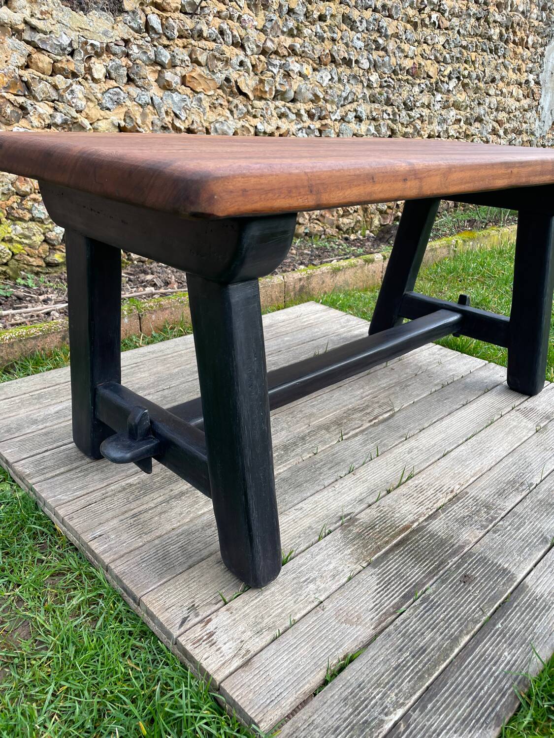 Vintage brutalist coffee table 1970