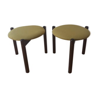 Modernist stools from the 1970s set of 2