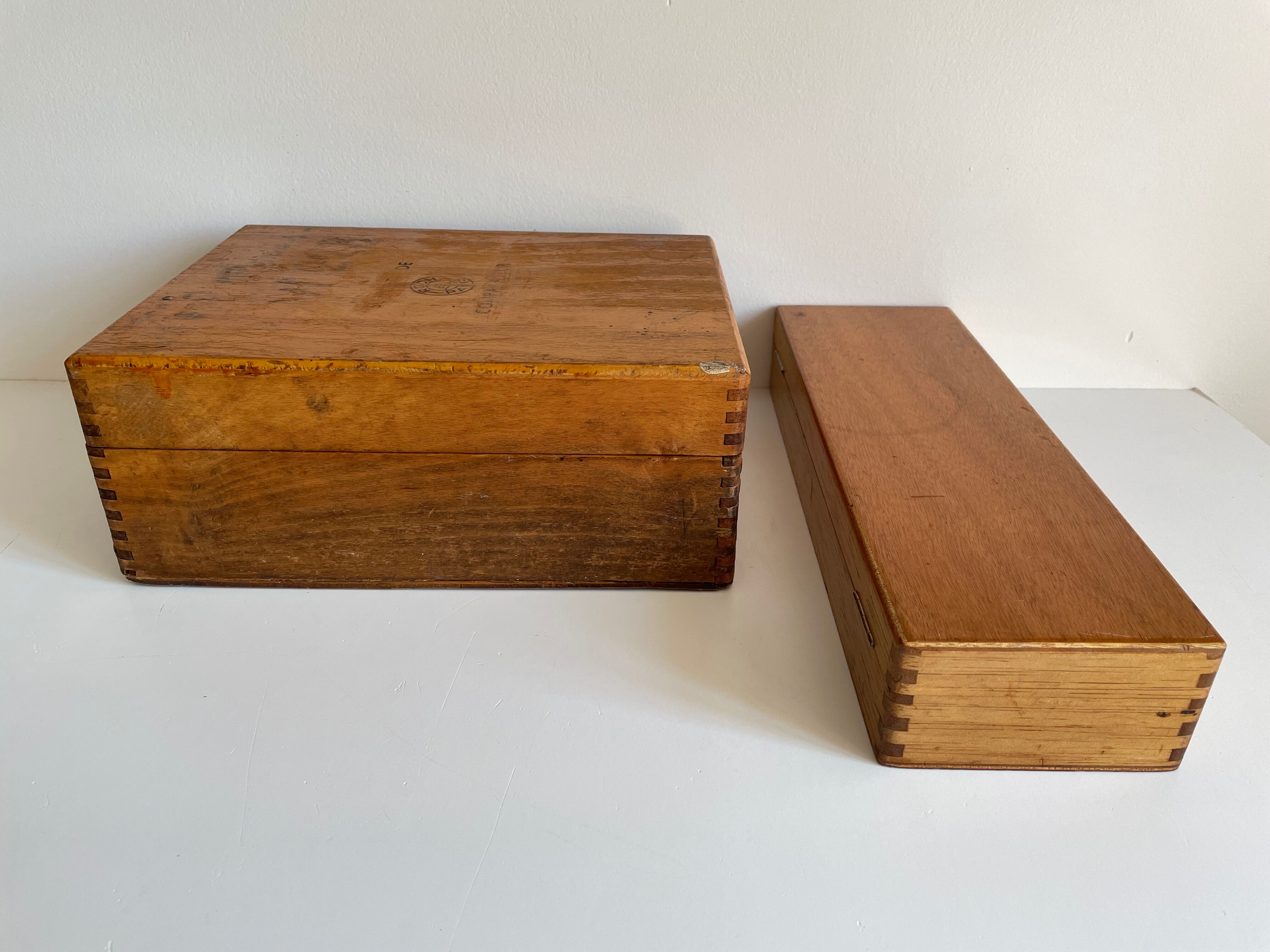 2 boxes in roch wood