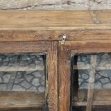 Old Burmese teak display case