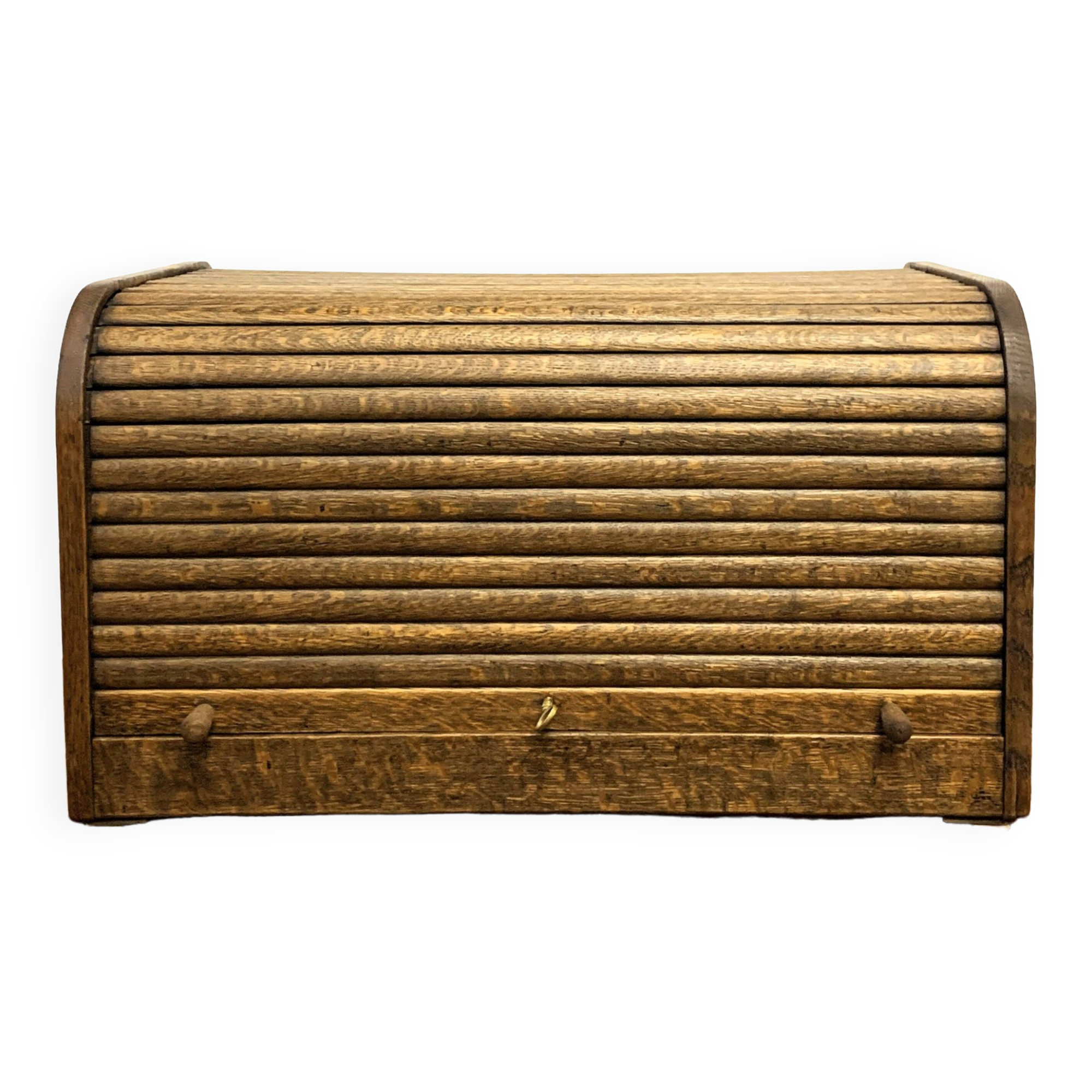 LARGE OAK ORGANIZER, VINTAGE