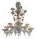 Grand Venetian chandelier in multicoloured Murano glass, circa 1920.