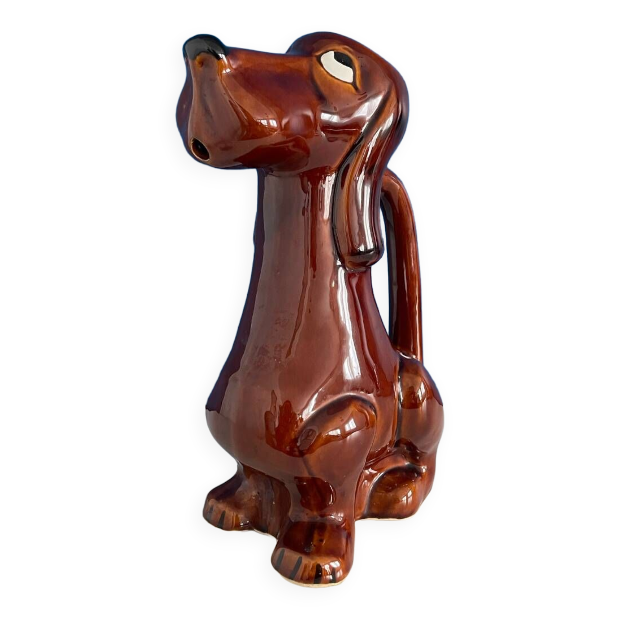 Dachshund dog pitcher