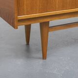 Enfilade en teck restaurée, années 50