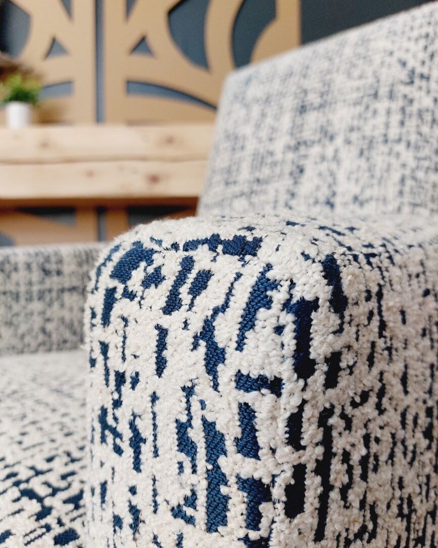 Rockabilly armchair completely refurbished