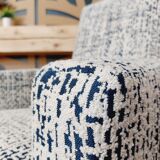 Fauteuil rockabilly entièrement refait à neuf